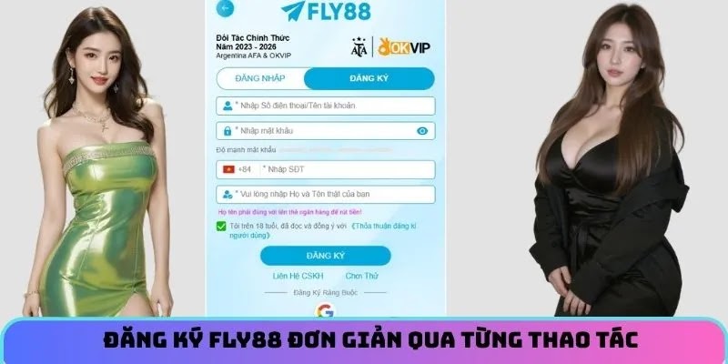 Đăng ký FLY88 đơn giản qua từng thao tác